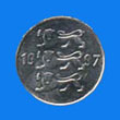 20 senti / obverse